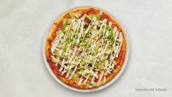 38B. Falafel - Salat Pizza